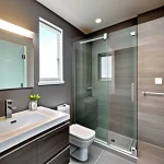 Дизайн интерьера для небольших квартир compact bathroom with sleek shower design-foto.ru 048