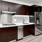 Дизайн интерьера для небольших квартир compact kitchen with modern appliances design-foto.ru 072