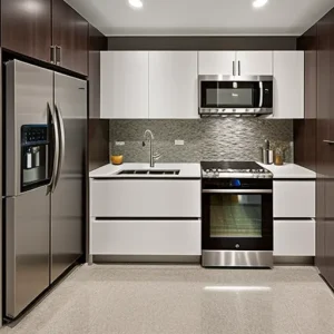 Дизайн интерьера для небольших квартир compact kitchen with modern appliances design-foto.ru 074