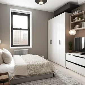 Дизайн интерьера для небольших квартир cozy bedroom in small apartment design-foto.ru 092