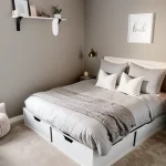 Дизайн интерьера для небольших квартир cozy small bedroom with built-in storage design-foto.ru 145