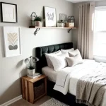 Дизайн интерьера для небольших квартир cozy small bedroom with built-in storage design-foto.ru 147