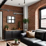 Дизайн интерьера для небольших квартир industrial small apartment design-foto.ru 215