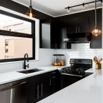 Дизайн интерьера для небольших квартир industrial small apartment kitchen design-foto.ru 216