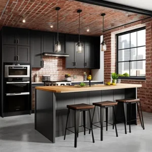 Дизайн интерьера для небольших квартир industrial small kitchen design-foto.ru 229