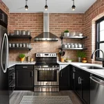 Дизайн интерьера для небольших квартир industrial small kitchen design-foto.ru 231