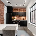 Дизайн интерьера для небольших квартир industrial-style small apartment design-foto.ru 181