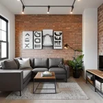 Дизайн интерьера для небольших квартир industrial-style small apartment design-foto.ru 182