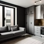 Дизайн интерьера для небольших квартир industrial-style small apartment design-foto.ru 184