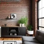 Дизайн интерьера для небольших квартир industrial-style small living room design-foto.ru 199