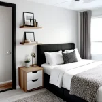 Дизайн интерьера для небольших квартир minimalist small bedroom with built-in storage design-foto.ru 243