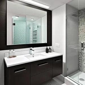 Дизайн интерьера для небольших квартир modern small bathroom with space-saving fixtures design-foto.ru 264