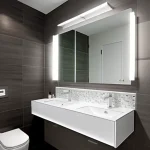 Дизайн интерьера для небольших квартир modern small bathroom with space-saving fixtures design-foto.ru 265