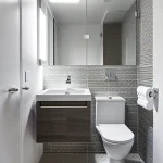 Дизайн интерьера для небольших квартир modern small bathroom with space-saving fixtures design-foto.ru 267