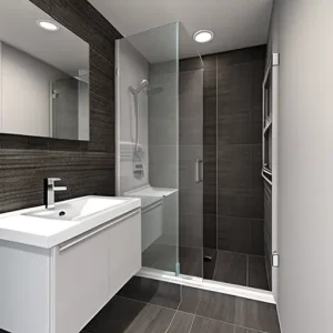 Дизайн интерьера для небольших квартир modern small bathroom with walk-in shower design-foto.ru 270