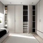 Дизайн интерьера для небольших квартир modern small bedroom with built-in wardrobe design-foto.ru 278