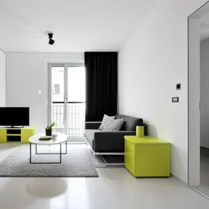 Дизайн интерьера для небольших квартир open-plan small apartment design-foto.ru 297