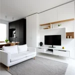 Дизайн интерьера для небольших квартир open-plan small apartment design-foto.ru 298