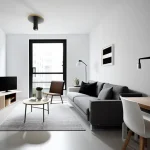 Дизайн интерьера для небольших квартир open-plan small apartment design-foto.ru 301