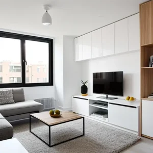 Дизайн интерьера для небольших квартир open-plan small apartment design-foto.ru 306