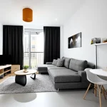 Дизайн интерьера для небольших квартир open-plan small apartment with multifunctional fur MA84AF11 design-foto.ru 309