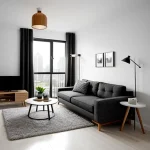 Дизайн интерьера для небольших квартир small apartment living room with large windows design-foto.ru 341