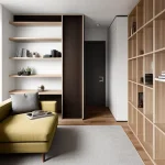 Дизайн интерьера для небольших квартир small apartment with built-in shelving design-foto.ru 344