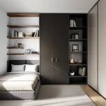 Дизайн интерьера для небольших квартир small apartment with space-saving shelving design-foto.ru 352