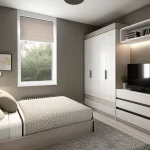 Дизайн интерьера для небольших квартир small bedroom with built-in storage design-foto.ru 360