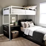 Дизайн интерьера для небольших квартир small bedroom with loft bed design-foto.ru 371