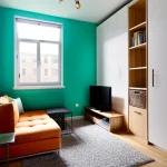 Дизайн интерьера для небольших квартир tiny studio apartment design-foto.ru 396