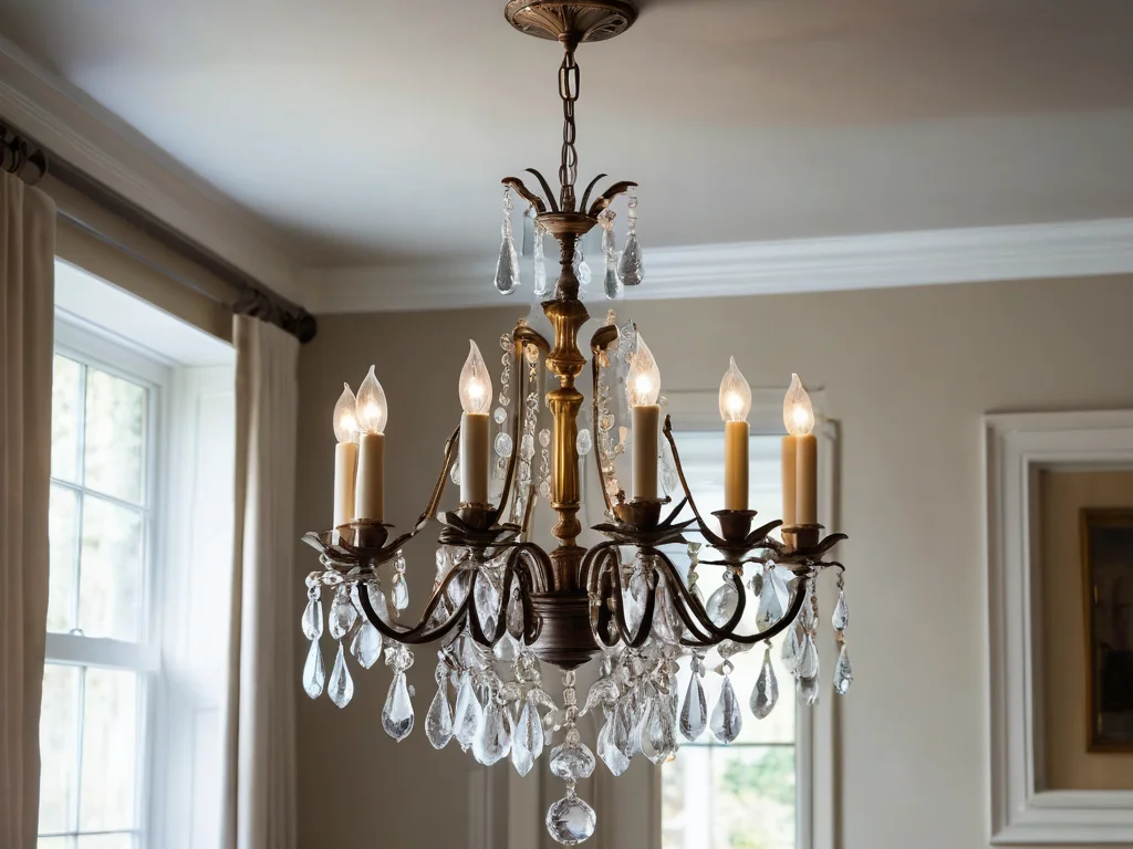 Схематическое изображение распространенных ошибок при установке люстры, таких как неправильное подключение проводов или ненадежное крепление.