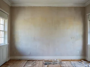 Ремонт, подготовка стен, удаление старой отделки, выравнивание поверхности, окна, деревянный пол, строительные работы.