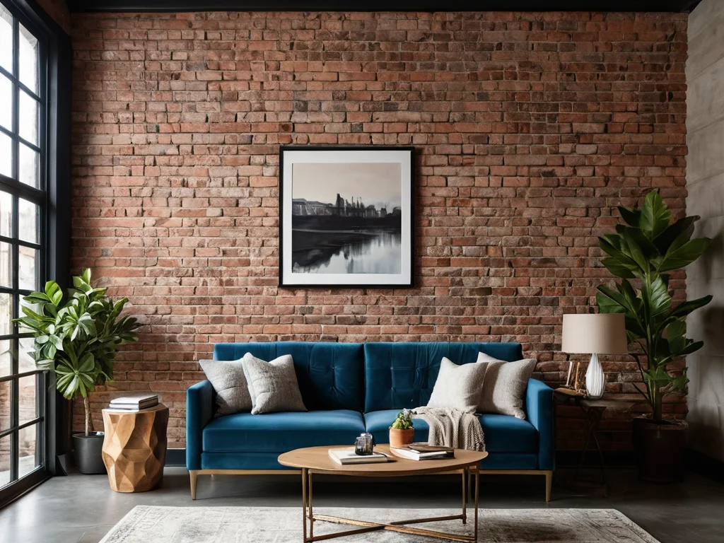 Designer life hacks for stylishly decorating an interior with a brick wall: integrating an accent wall into modern or industrial design.