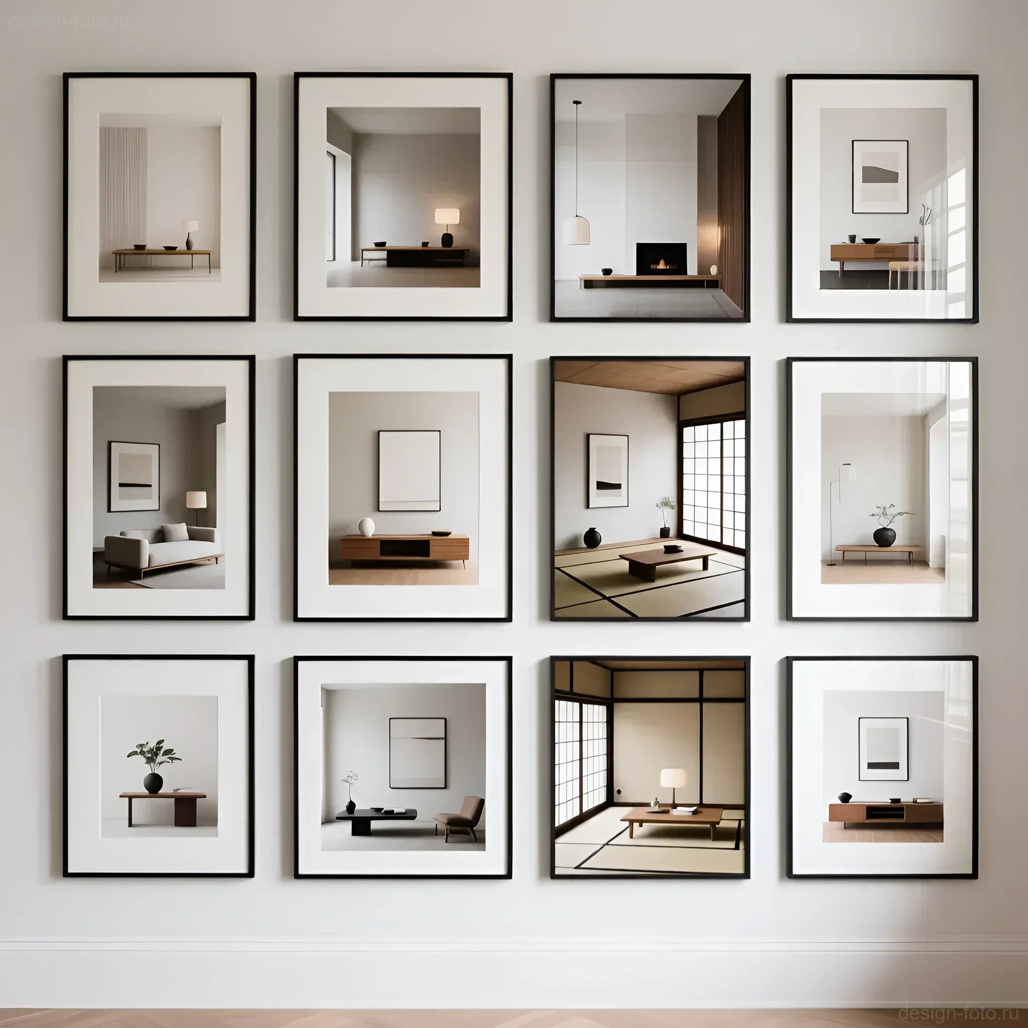 Фотогалерея минималистичных интерьеров в японском стиле: светлые тона, натуральное дерево, лаконичная мебель.