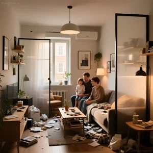 Изображение раздела 'введение: почему зонирование однокомнатной квартиры для семьи – это вызов и возможность' в статье про Как правильно зонировать однокомнатную квартиру дл